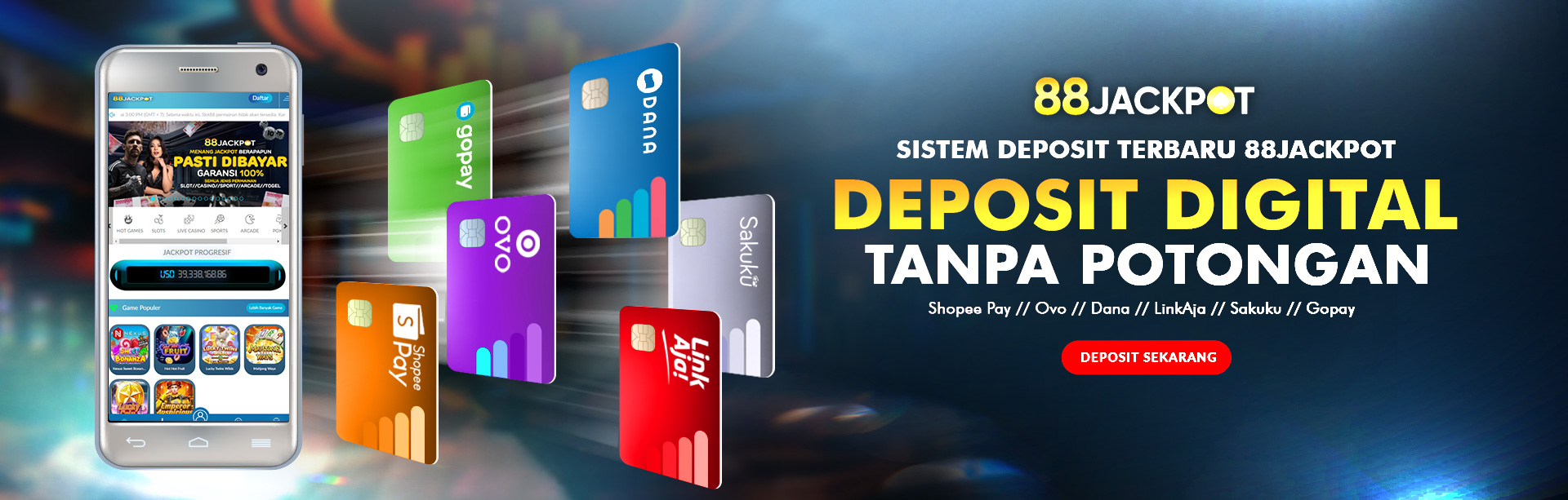 DEPOSIT E-MONEY TANPA POTONGAN