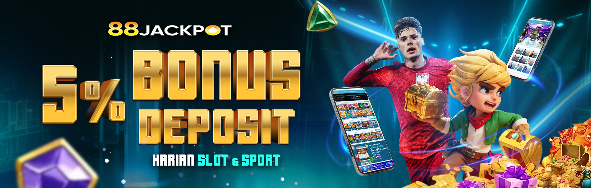 PROMO BONUS DEPOSIT HARIAN 5%	